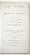 (MEDICINE.) Rush, Benjamin. Three Lectures on Animal Life * Medical Inquiries and Observations